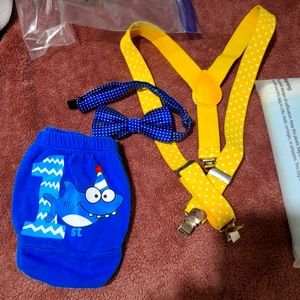 Smash cake shark outfit